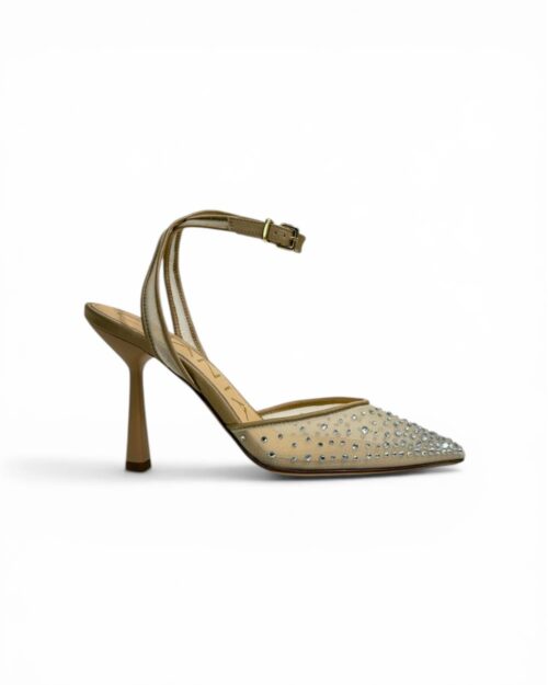 slingback strass nude