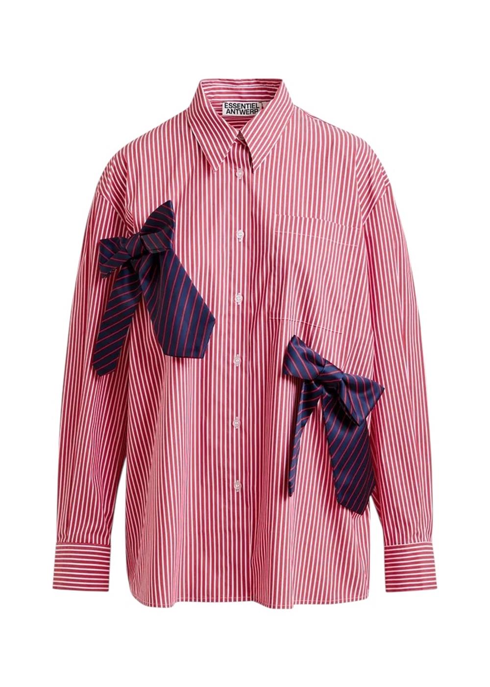 camicia fiocchi rossa