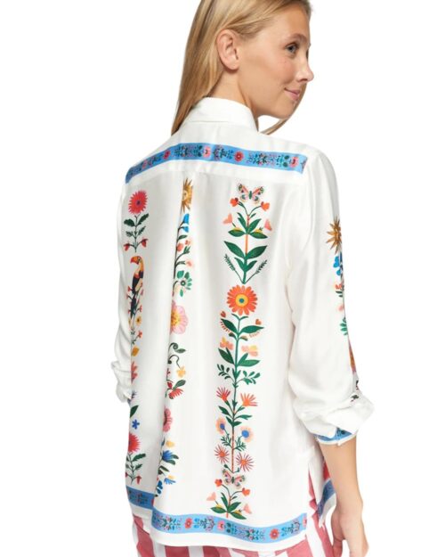 camicia fiori