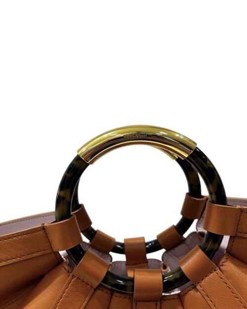 borsa shell cuoio