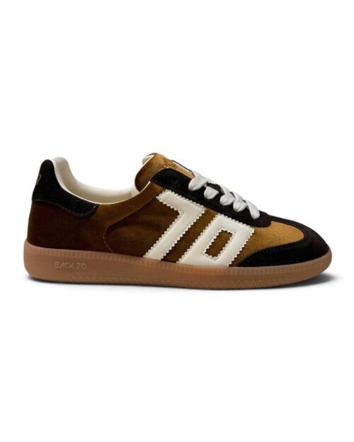 sneakers velluto bicolor