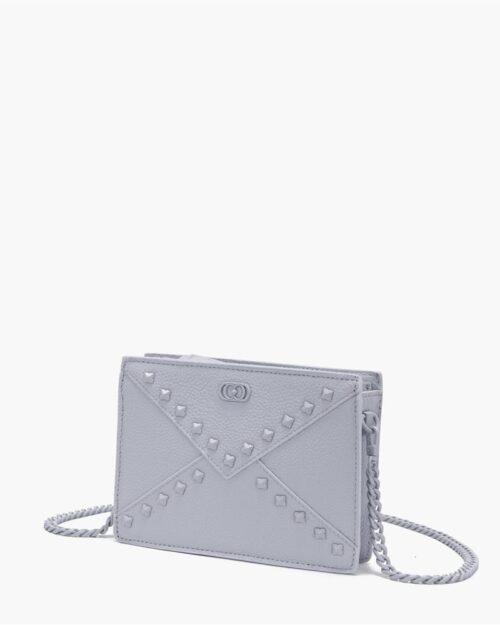 borsa a tracolla borchie