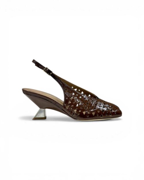 slingback marrone