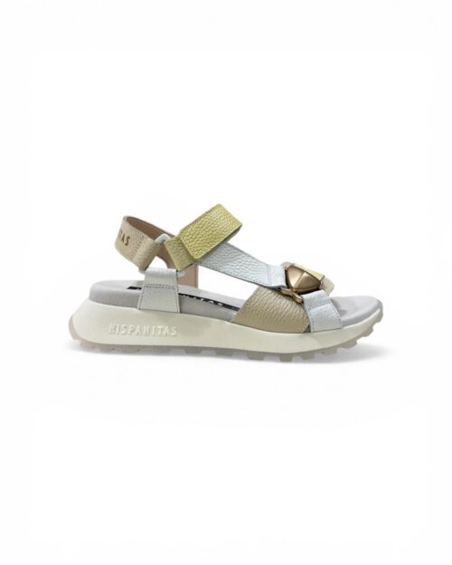 sandalo borchia bianco multi