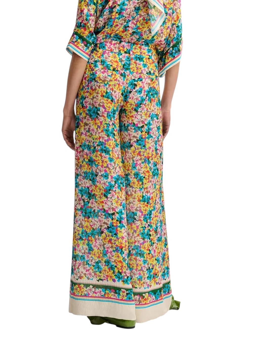 pantalone floreale