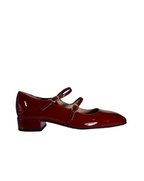 mary jane vernice bordeaux