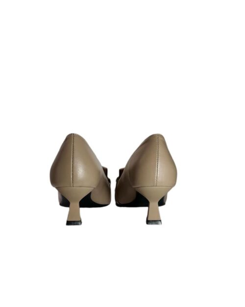 decolletè frangia beige
