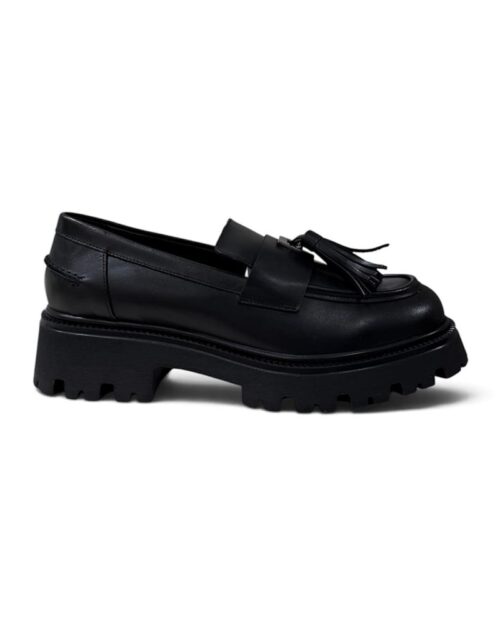 mocassino nappine nero