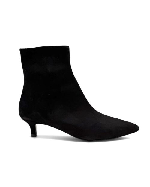 tronchetto camoscio nero